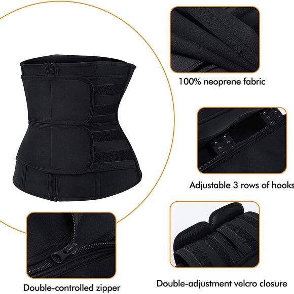 Womens Neoprene Waist Trimmer Cincher Belt main image 4